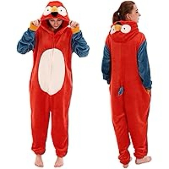 Other - Red Parrot Onesie Costume